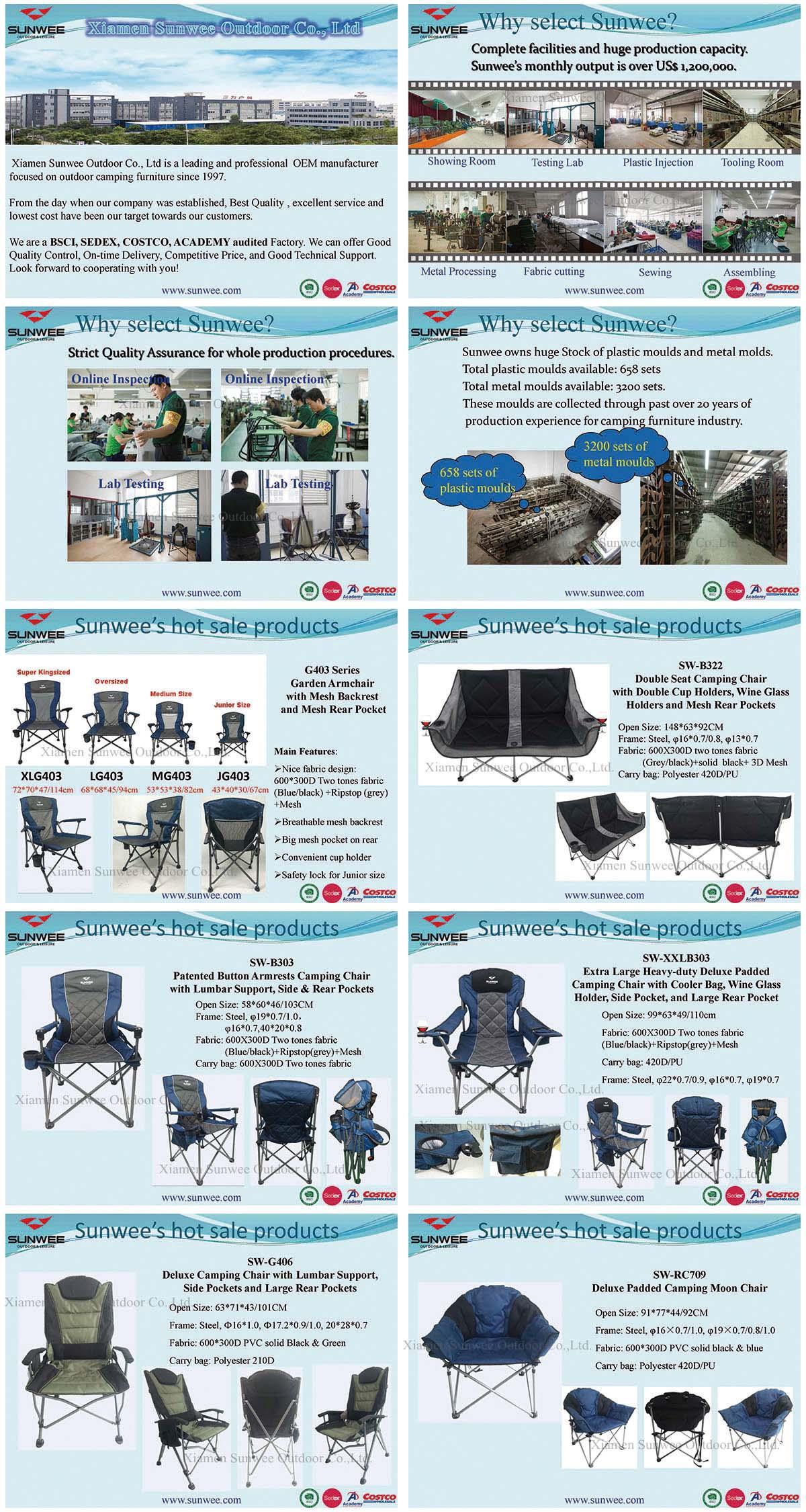 Sunwee camping chairs